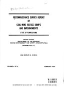 Reconnaissance Survey Report of Coal-mine Refuse Dumps and Impoundments: State of Pennsylvania