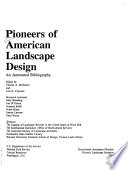 Pioneers of American Landscape Design Book PDF