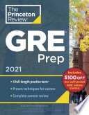 Princeton Review GRE Prep 2021 Book