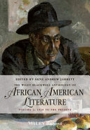 The Wiley Blackwell Anthology of African American Literature  Volume 2