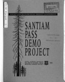 Willamette National Forest (N.F.), Santiam Pass Demo ...