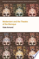 Modernism and the Theatre of the Baroque Book