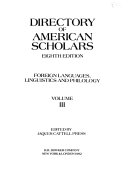 Directory of American Scholars