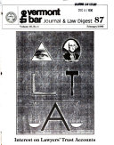 The Vermont Bar Journal   Law Digest