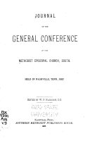 Journal of the General Conference of the Methodist Episcopal Church, South