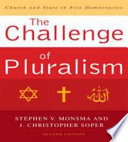 The Challenge of Pluralism Book