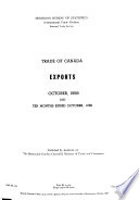 Trade of Canada PDF Book By N.a