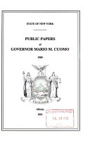 Public Papers [of the Governors]