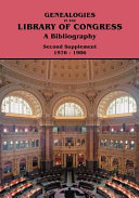 Genealogies in the Library of Congress [Pdf/ePub] eBook