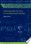 Interatomic Forces in Condensed Matter Book