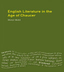English Literature in the Age of Chaucer