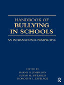 International Handbook of School Bullying