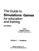 The Guide to Simulations games for Education and Training