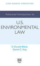 Advanced Introduction to U S  Environmental Law