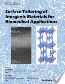 Surface Tailoring of Inorganic Materials for Biomedical Applications Book