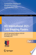 HCI International 2021   Late Breaking Posters