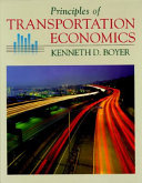 Principles of Transportation Economics Book