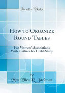 How to Organize Round Tables