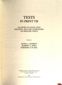 Tests in Print