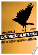 Criminological Research Book