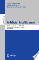 Artificial intelligence : 18th Russian Conference, RCAI 2020, Moscow, Russia, October 10-16, 2020, proceedings /