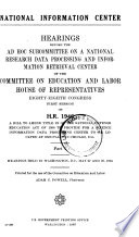 National Information Center  Hearings on 88 1 Book