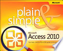 Microsoft Access 2010 Plain   Simple