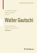 Walter Gautschi  Volume 3