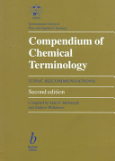 Compendium of Chemical Terminology Book