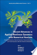 Recent Advances in Applied Nonlinear Dynamics with Numerical Analysis