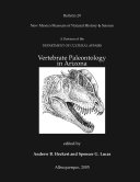 Vertebrate Paleontology in Arizona