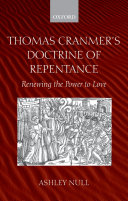 Thomas Cranmer's Doctrine of Repentance [Pdf/ePub] eBook