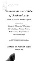 Governments and Politics of Southeast Asia