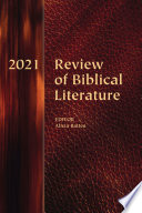 Review of Biblical Literature  2021 Book