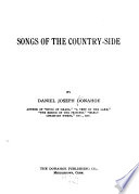 Songs of the Country side Book