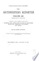 The Southwestern Reporter PDF Book By N.a