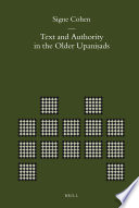 Text and Authority in the Older Upani ads