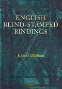 English Blind Stamped Bindings