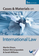 Cases and Materials on International Law Book