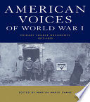 American Voices of World War I