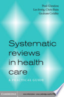 Systematic Reviews in Health Care Book