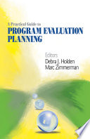 A Practical Guide to Program Evaluation Planning Book