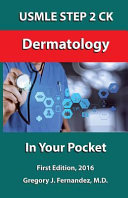 Usmle Step 2 Ck Dermatology In Your Pocket