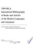 MLA International Bibliography of Books and Articles on the Modern Languages and Literatures