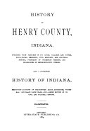 History of Henry County  Indiana