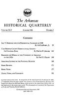 The Arkansas Historical Quarterly