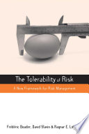 The Tolerability of Risk Book