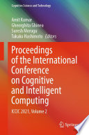 Proceedings of the International Conference on Cognitive and Intelligent Computing Book