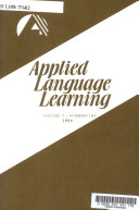 Applied Language Learning
