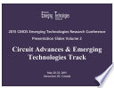 CMOSETR 2015 Vol. 2: Circuit Advances & Emerging Technologies Track
